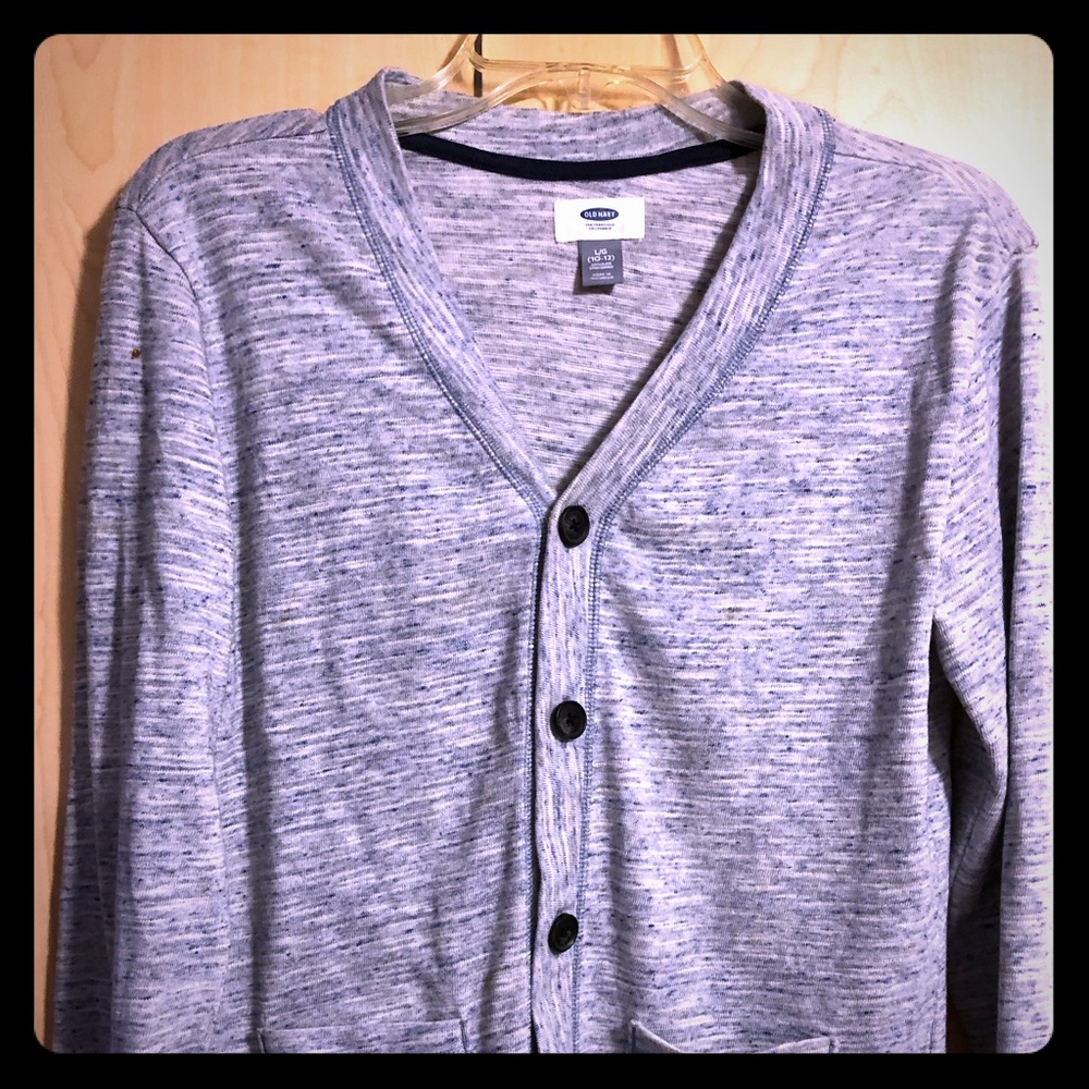 Heather Blue Cardigan